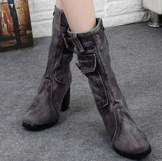 Slip-On vintage boots