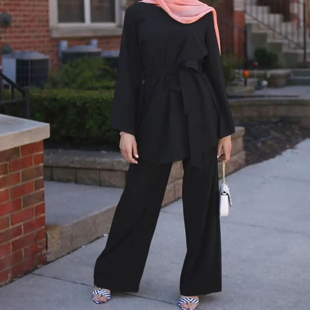 Elegant Two-Piece Muslim Set