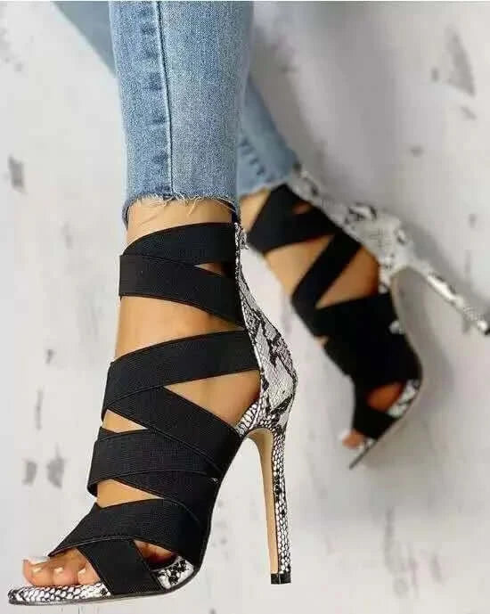 High Heels Gladiator Ankle Strap Sandals