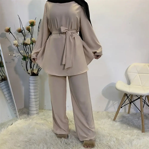 Elegant Two-Piece Muslim Set