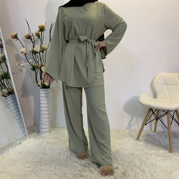 Elegant Two-Piece Muslim Set