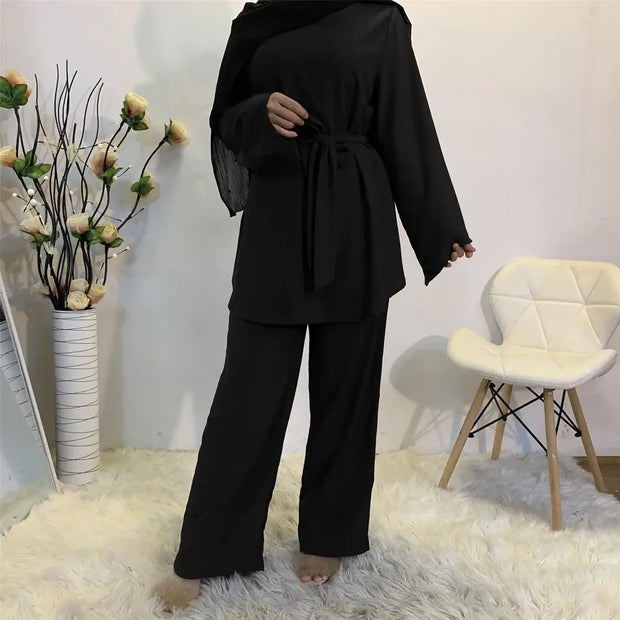 Elegant Two-Piece Muslim Set