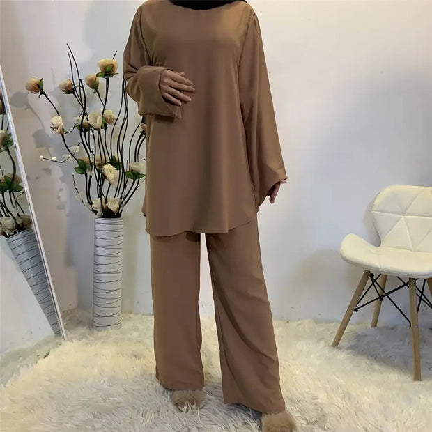 Elegant Two-Piece Muslim Set