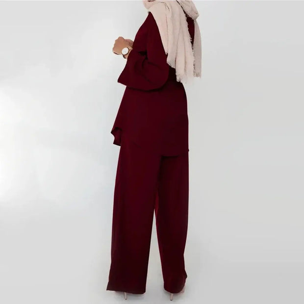 Elegant Two-Piece Muslim Set