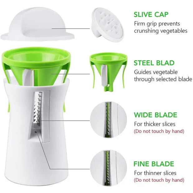 Heavy Duty Vegetable Spiral Slicer