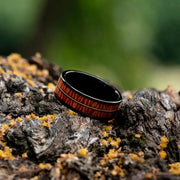 Wooden Titanium Ring Men and Women Handmade