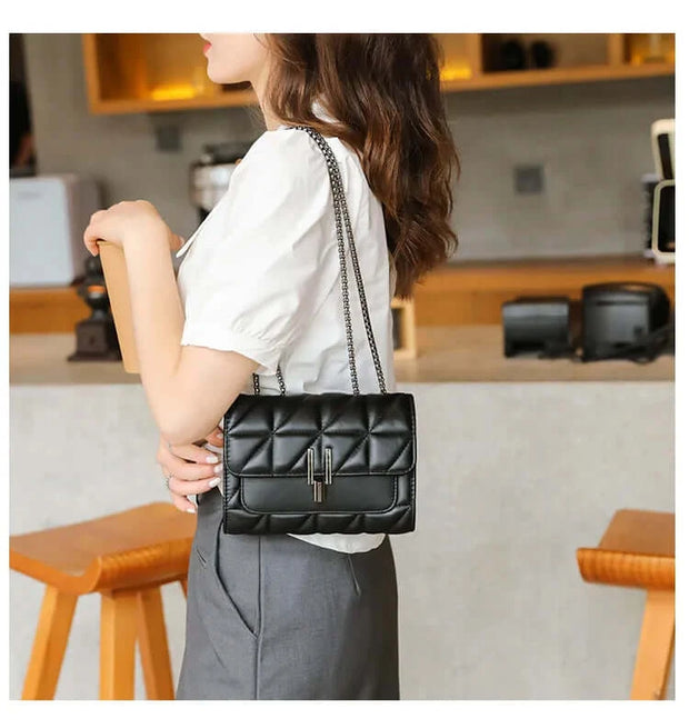 Leather Chain Women Handbag