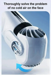 Portable Neckband Fan Without Blades, Suitable For Outdoor Use