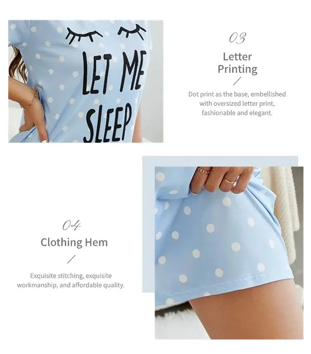 Comfy Short Sleeve Sleep Dress