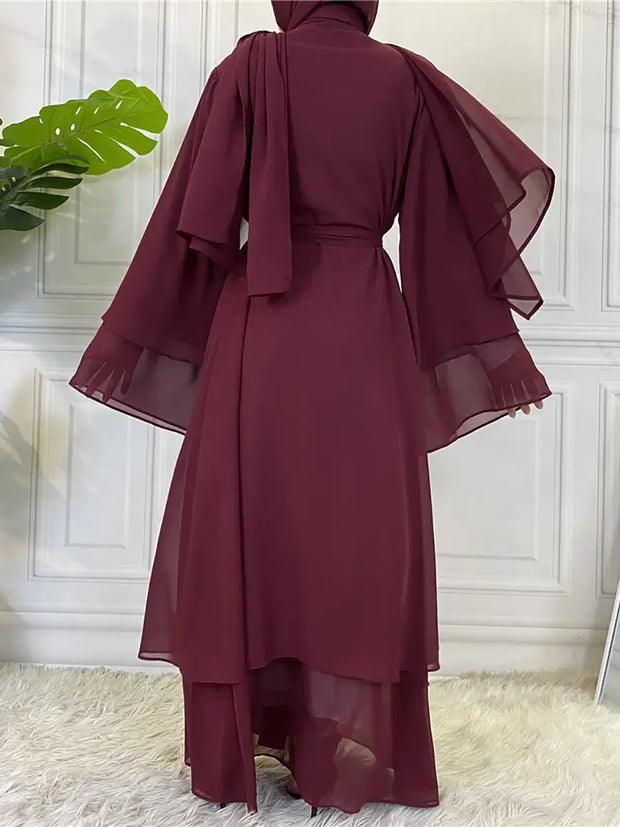 Fashion Chiffon Abaya