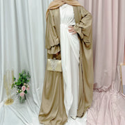 Puff Sleeve Loose Muslim Abaya/ Kaftan