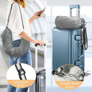 U-shaped Travel Pillow That You Stuff With Clothes