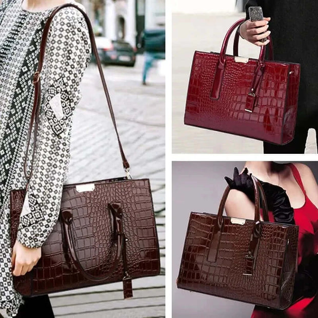 Crocodile Print Handbags