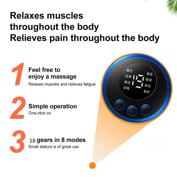 Electric Neck Massager for Muscle Pain Relief and Shoulder Relaxation