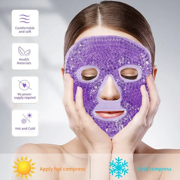 Reusable Cold/Hot Compress Beauty Mask-Eliminate Edema, Stress, Dark Circles