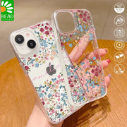 Shockproof Silicone iPhone Flower Cover