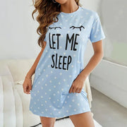 Comfy Short Sleeve Sleep Dress