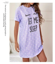 Comfy Short Sleeve Sleep Dress