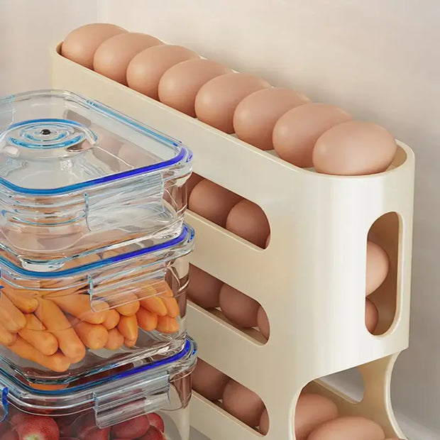 4 Layers Automatic Rolling Eggs Holder