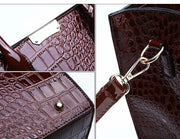 Crocodile Print Handbags