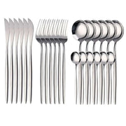 Luxurious 24 PCS Stainless Cutlery Set in Gift box