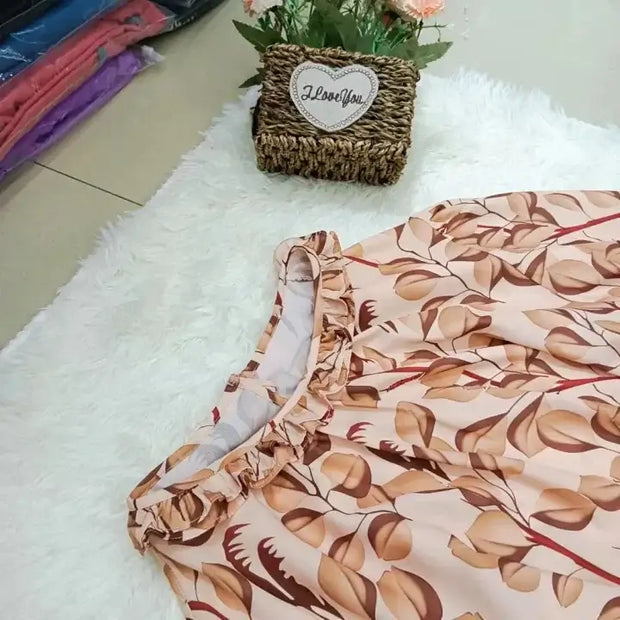 Summer Muslim Chiffon Dresses