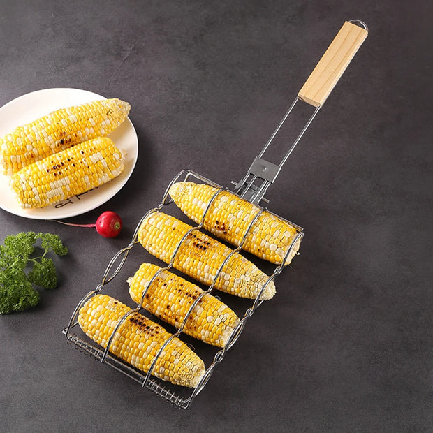 Stainless Steel Corn Grilling Basket