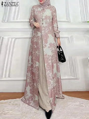 Muslim Two-Piece Maxi Dress