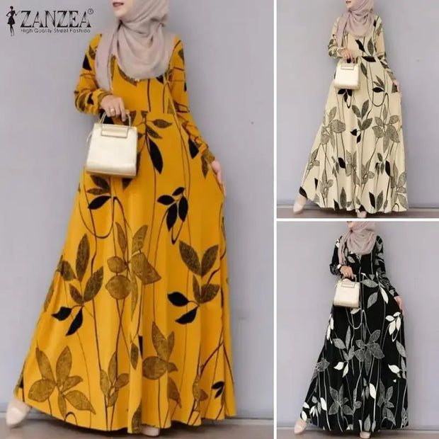 Floral Printed Fashion Abaya