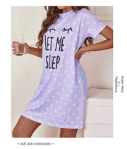 Comfy Short Sleeve Sleep Dress