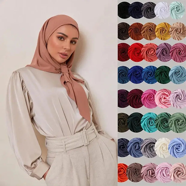 110*110cm Soft Chiffon Hijab