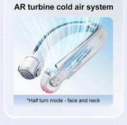 Portable Neckband Fan Without Blades, Suitable For Outdoor Use