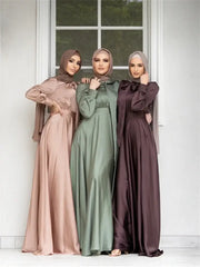 Satin Abaya Dress