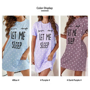 Comfy Short Sleeve Sleep Dress