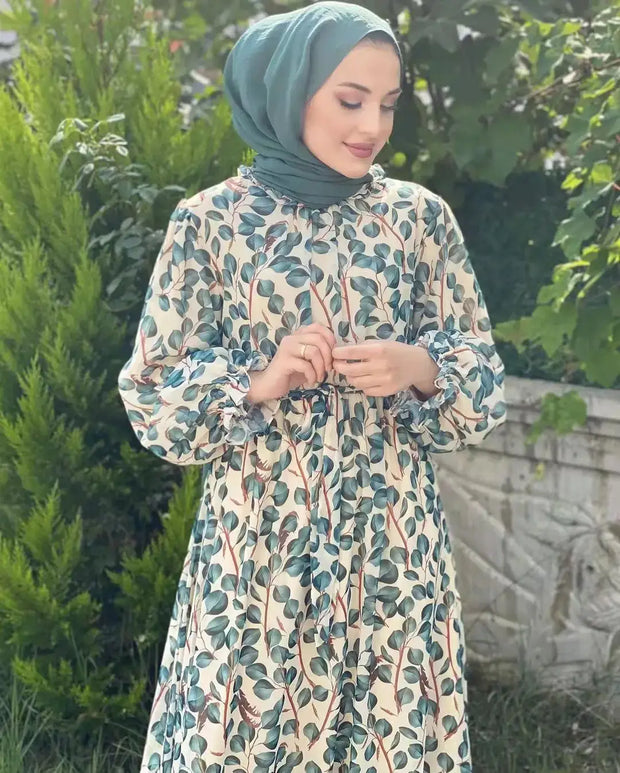 Summer Muslim Chiffon Dresses